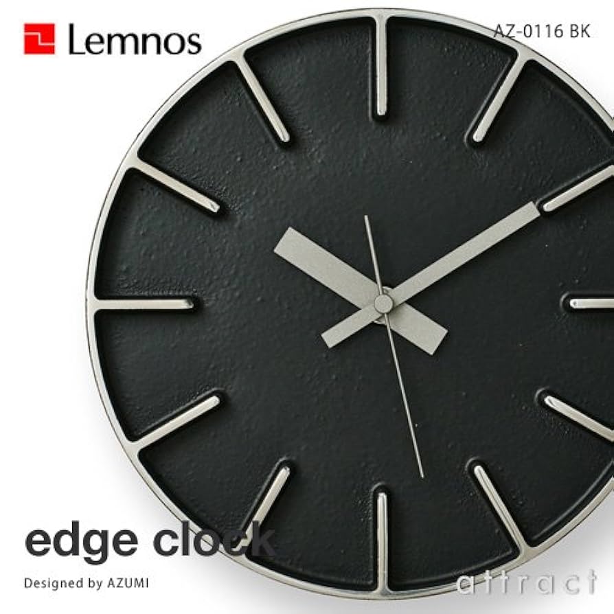 Amazon.co.jp: Lemnos レムノス edge clock エッジクロック S